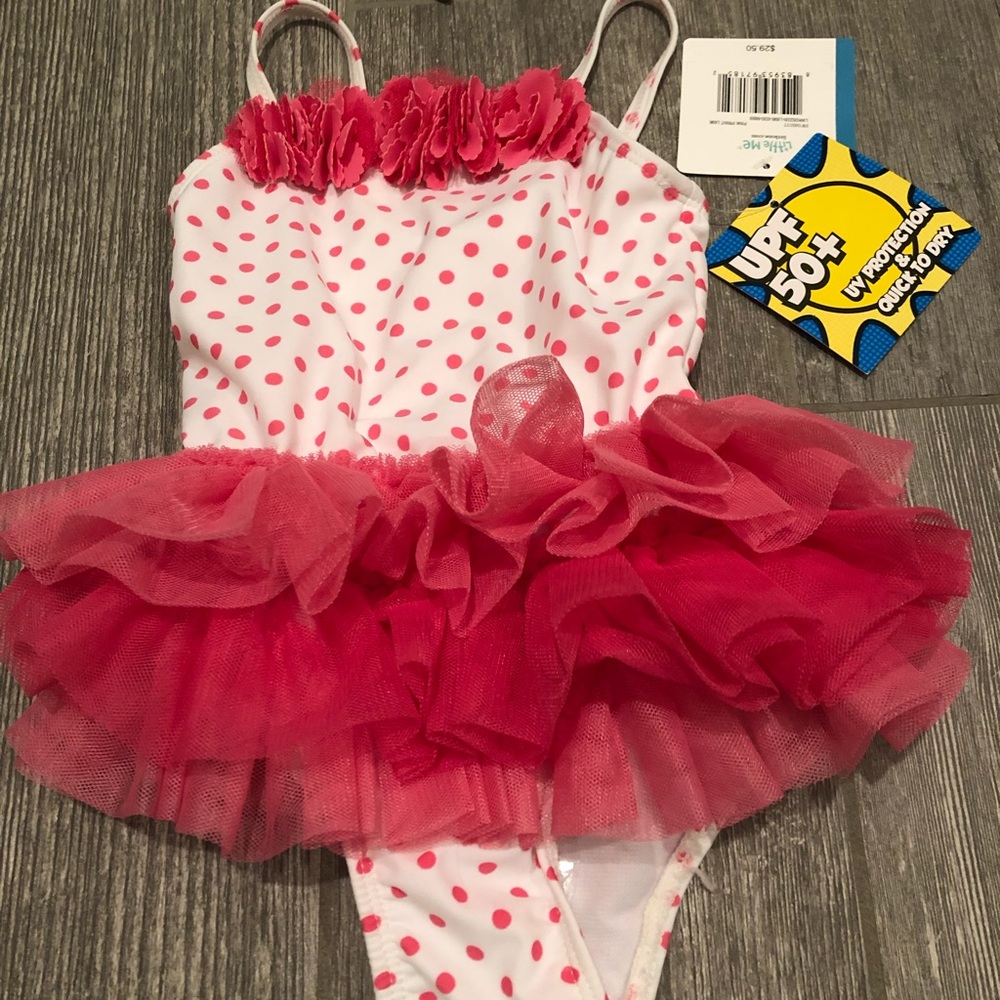 NWT Little Me baby swimsuit 24 months